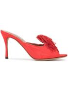 Tabitha Simmons Pammy Mule Sandals - Red
