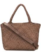 Officine Creative Woven Tote Bag - Brown