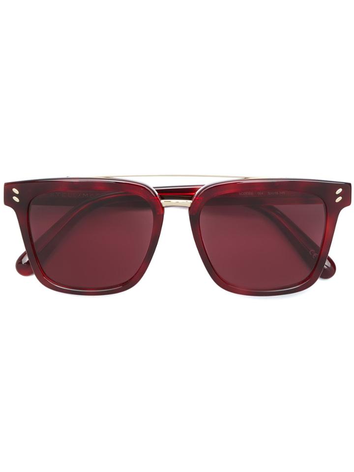 Stella Mccartney Eyewear Square Sunglasses - Red
