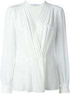 Givenchy Pleated Placket Blouse