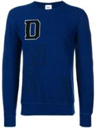 Dondup Logo Embroidered Sweater - Blue