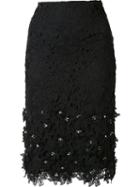 Zac Zac Posen 'waldorf' Skirt, Women's, Size: 14, Black, Cotton