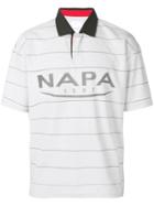 Napa By Martine Rose Logo Printed Polo Top - White
