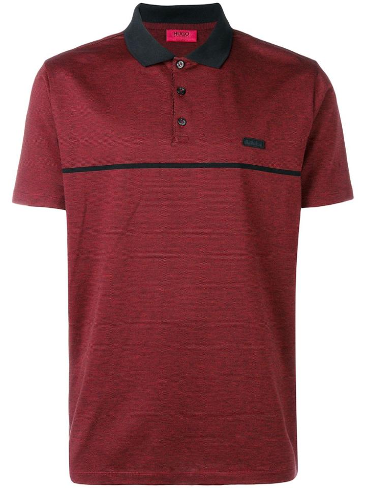 Hugo Hugo Boss Short Sleeved Polo Shirt - Red
