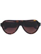 Versace Aviator Sunglasses - Brown