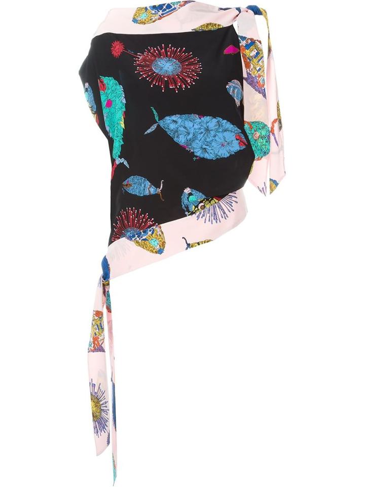 Emilio Pucci Asymmetric Printed Top