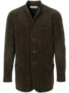 Issey Miyake Vintage Band Collar Jacket - Green