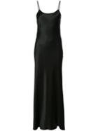 Voz - Liquid Slip Dress - Women - Silk - L, Black, Silk