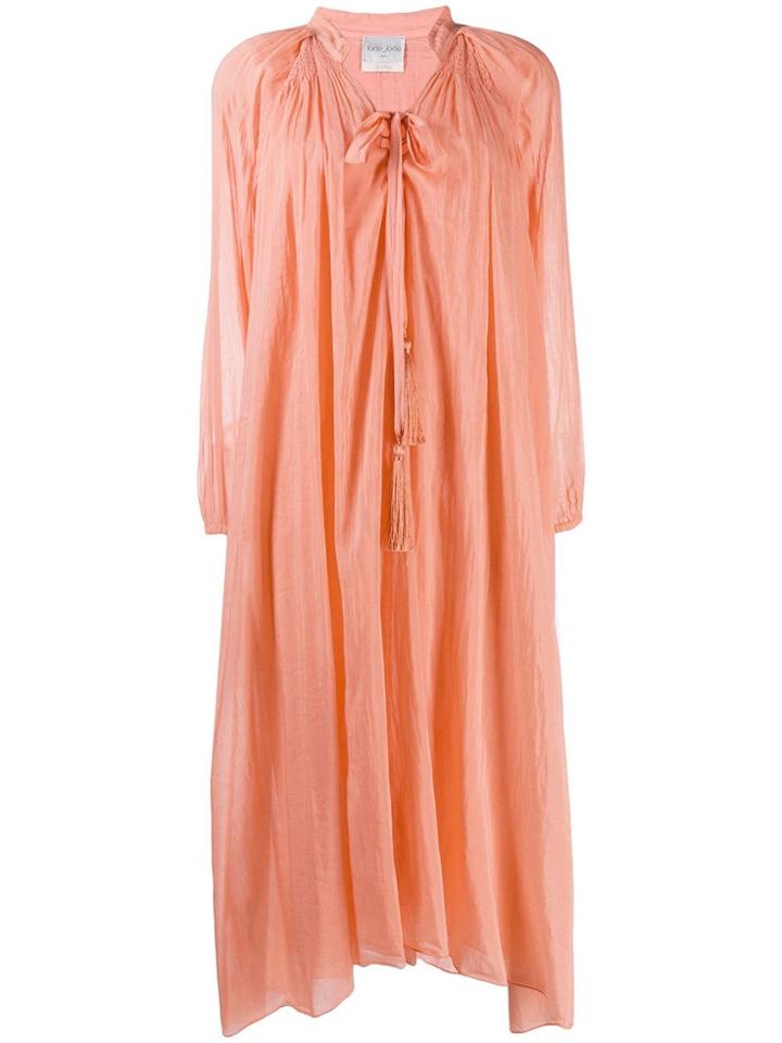 Forte Forte Long-sleeve Flared Dress - Orange