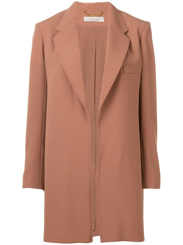 Chloé Belt Back Jacket - Brown