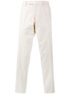 Valentino Selvage Trim Chino Trousers, Men's, Size: 48, Nude/neutrals, Cotton