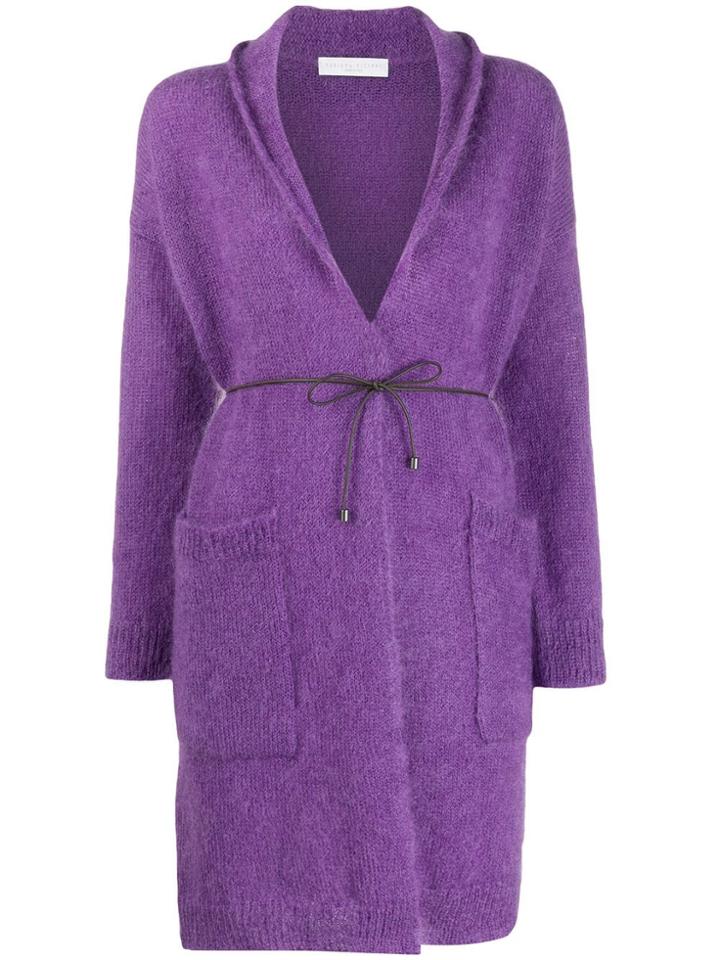 Fabiana Filippi Tie-waist Cardigan - Purple