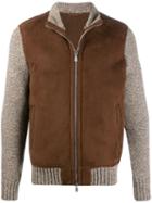 Eleventy Two Tone Jacket - Brown