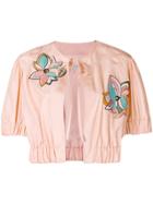 Emilio Pucci Sequin-embellished Cropped Jacket - Pink & Purple