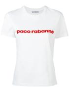 Paco Rabanne - Logo Print T-shirt - Women - Cotton - L, Women's, White, Cotton