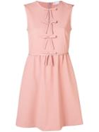 Red Valentino Bow Embellished Dress - Nude & Neutrals