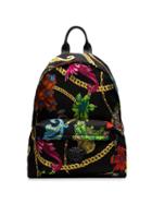 Versace Multicoloured Barocco Mix Print Backpack