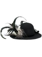 Ann Demeulemeester Lievre Decorated Hat - Black