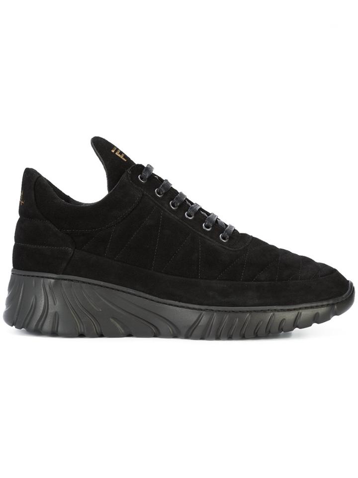 Filling Pieces Roots Potn Low Top Sneakers - Black