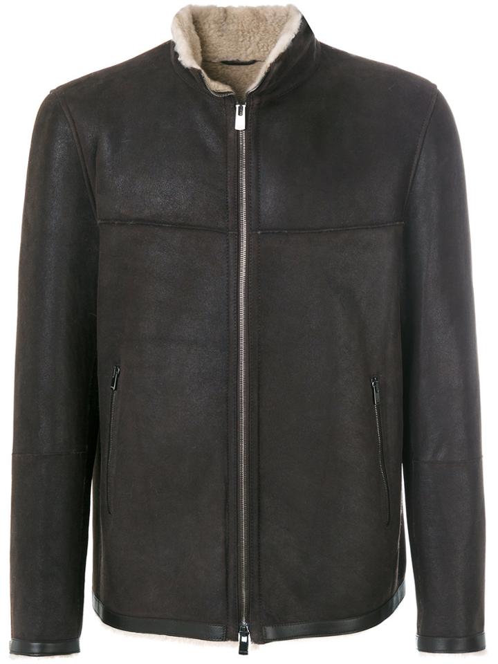 Drome Fur Lined Jacket - Brown