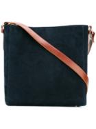 Lanvin Large Open Shoulder Bag', Women's, Blue, Calf Leather