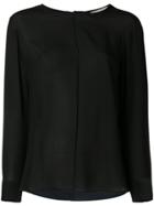 Tela Long-sleeve Blouse - Black