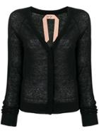 No21 Fitted Cardigan - Black
