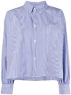 Bellerose Boxy Striped Shirt - Blue