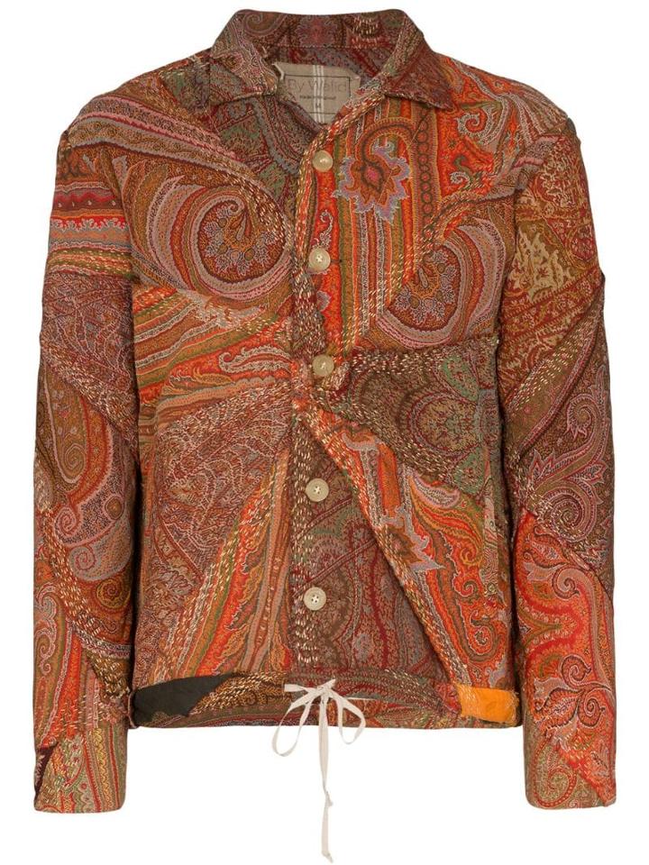 By Walid Joel Patchwork Paisley Jacket - Multicolour