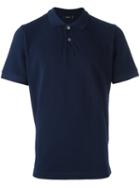 Jil Sander Shortsleeved Polo Shirt, Men's, Size: Medium, Blue, Cotton
