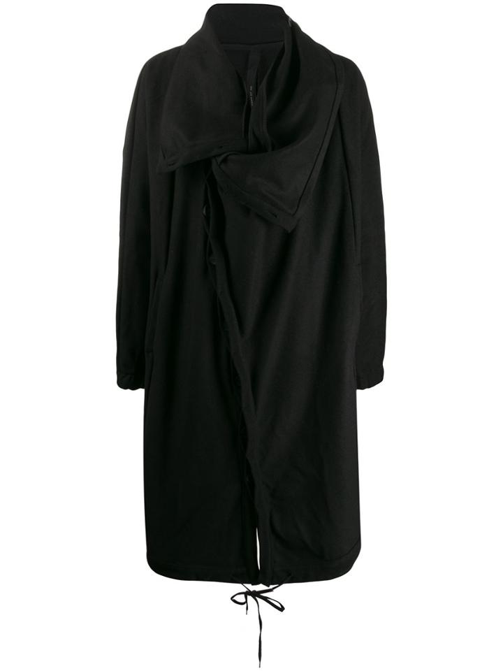 Army Of Me Oversized Deconstructed Coat - Black