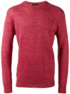 Ermenegildo Zegna - Plain Sweatshirt - Men - Linen/flax - 50, Red, Linen/flax
