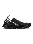 Dolce & Gabbana Sorrento Melt Sneakers In Mesh - Black