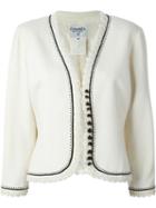 Chanel Vintage Passementerie Jacket, Women's, White