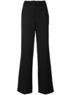 Ps By Paul Smith Flared Leg Trousers - Black