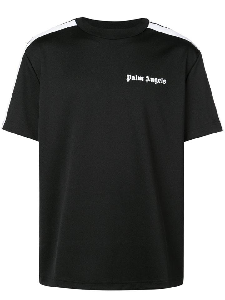 Palm Angels Oversized Logo Print T-shirt - Black