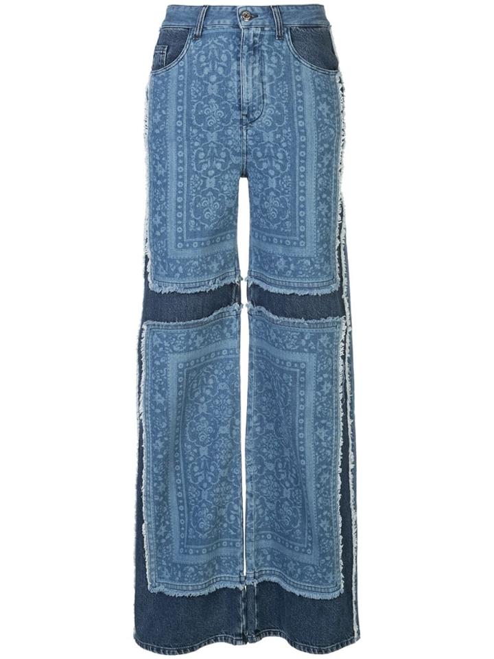 Jonathan Simkhai Patchwork Carpenter Jeans - Blue
