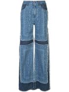 Jonathan Simkhai Patchwork Carpenter Jeans - Blue