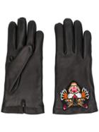 Gucci Angry Cat Gloves - Black