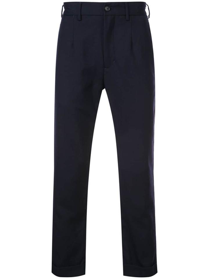 Engineered Garments Straight Cut Trousers - Blue