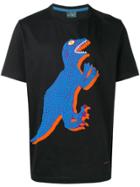 Ps By Paul Smith Dinosaur Print T-shirt - Black