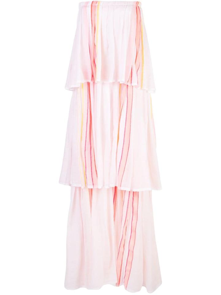 Lemlem Eskedar Tier Dress - Pink