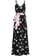 Racil Geisha Polka Dot Silk Dress - Black