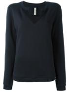 Diesel Split Neck Sweatshirt, Women's, Size: Medium, Black, Cotton