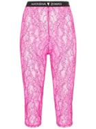 Natasha Zinko Lace Biker Shorts - Pink
