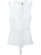 Silent Damir Doma 'thuban' Sheer Top - White