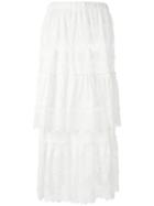 Junya Watanabe Comme Des Garçons Lace Skirt, Women's, Size: Small, White, Nylon/polyester/polyurethane/cotton