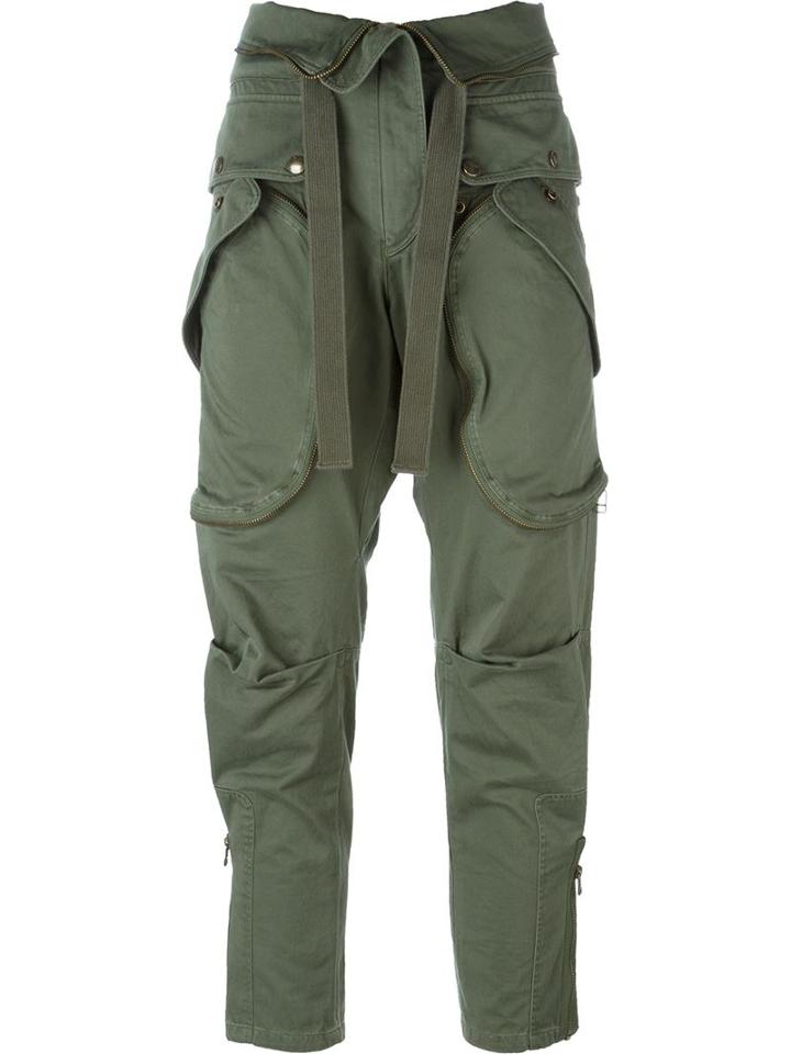 Faith Connexion Cropped Military Trousers