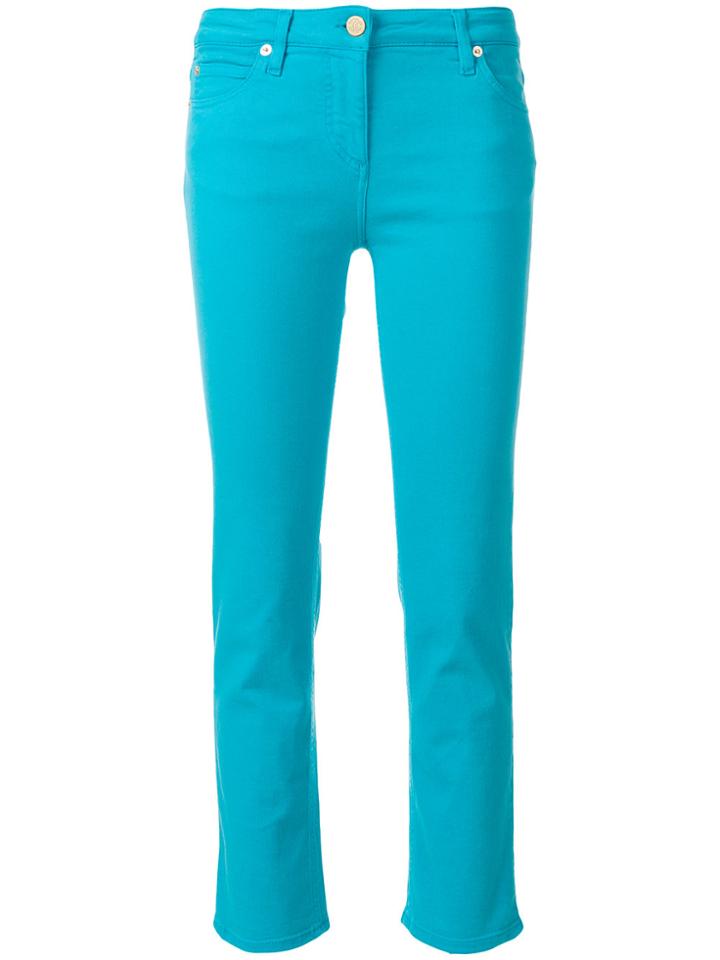 Roberto Cavalli Cropped Trousers - Blue