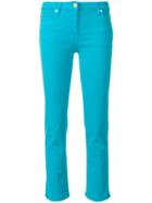 Roberto Cavalli Cropped Trousers - Blue